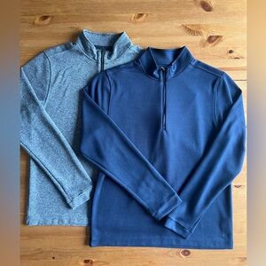 Lot of 2 Rhone Men’s Commuter 1/4 Zip Sweaters